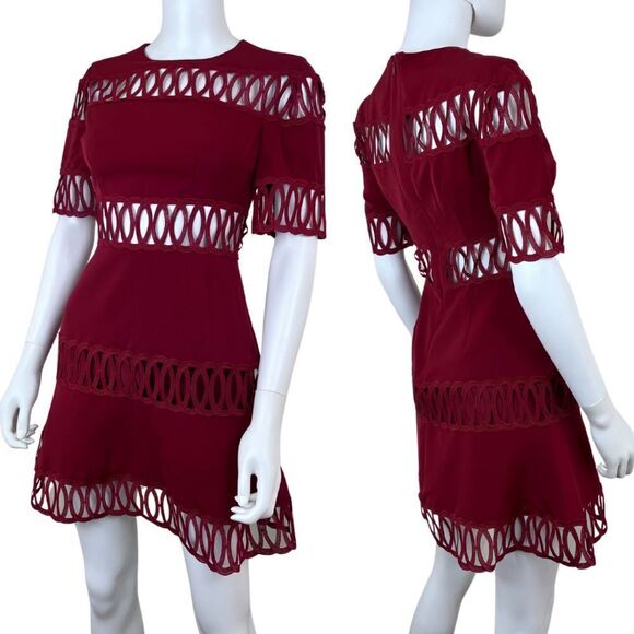 Keepsake The Label Women's Size XS Red Whispers Mini Fit & Flare Mini NEW Dress - Picture 1 of 16